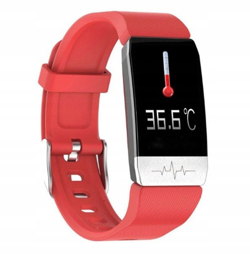SMARTBAND SMARTWACH ZEGAREK OPASKA TEMPERATURA SPORT KROKI PASEK PRO WATCH T1S