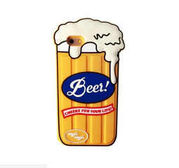 CASE ETUI SILIKON Apple iPhone 6 6S BEER PIWO