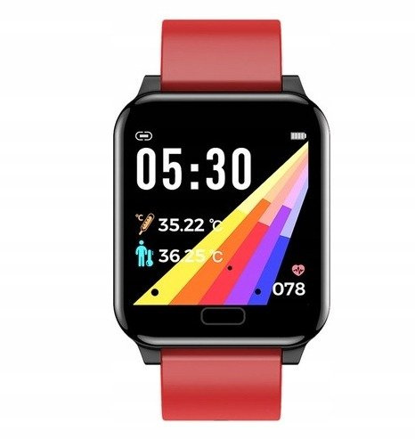 SMARTBAND SMARTWATCH ZEGAREK PASEK PRO WATCH TEMPERATURA GPS POGODA SEN KROKI L8