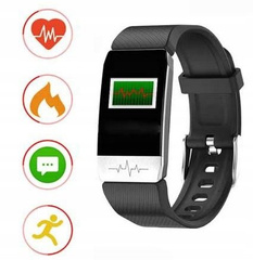 SMARTBAND SMARTWACH ZEGAREK OPASKA TEMPERATURA SPORT KROKI PASEK PRO WATCH T1S