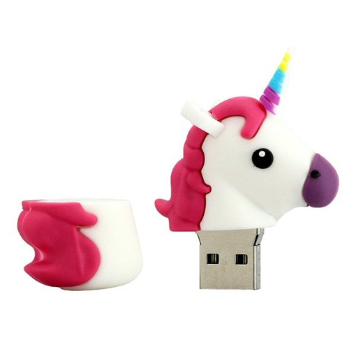 PENDRIVE USB SZYBKI FLASH DRIVE ULTRA PAMIĘĆ ZAWIESZKA PEN JEDNOROŻEC 32GB