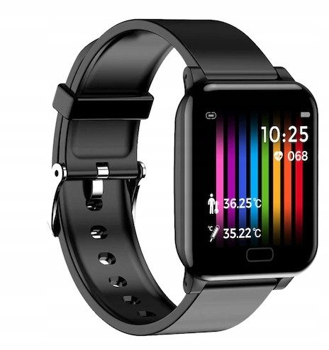 SMARTBAND SMARTWATCH ZEGAREK PASEK PRO WATCH TEMPERATURA GPS POGODA SEN KROKI L8