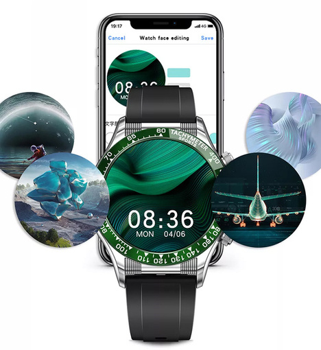 SMARTWATCH ZEGAREK SMARTBAND PASEK TRENING TĘTNO KROKI SPORT PULS CIŚNIENIE DD54