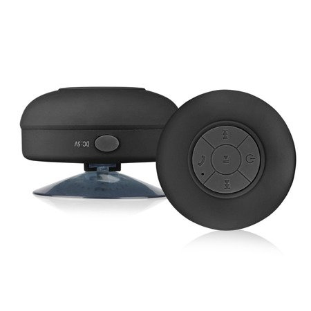 GŁOŚNIK PRZENOŚNY BLUETOOTH WODOODPORNY CZARNY BTS06