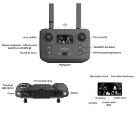 DRON MINI PRO OSŁONA RC WIFI AIR KAMERA 4K ZAWIS ETUI ZESTAW ZABAWKA UCHWYT KF101 MAX-S