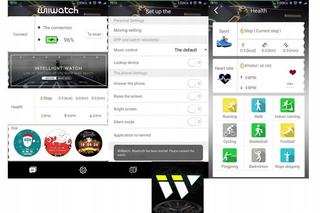 SMARTWATCH KC05 Android Aparat SIM Pulsometr GPS