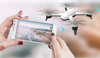 Dron SG106 Podwójna Kamera 4K HD WiFi FPV Biały