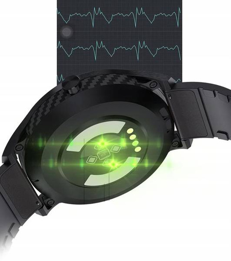 SMARTWATCH DT98 HD EKG ECG Tętno Sen SpO2 + Pasek