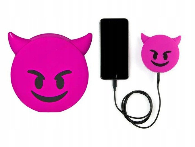 POWER BANK DIABEŁ EMOJI Ładowarka Bateria 2600mAh