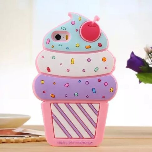 CASE ETUI SILIKON iPhone 8 DESER LODOWY Lody