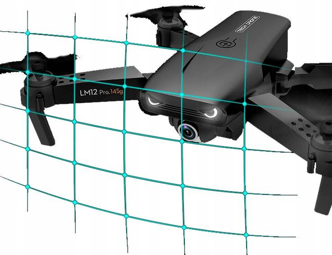 Dron Mini LM12 PRO GPS WIFI FPV 4K HD ESC 2 KAMERY 5G
