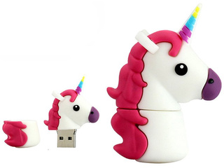 PENDRIVE USB SZYBKI FLASH DRIVE ULTRA PAMIĘĆ ZAWIESZKA PEN JEDNOROŻEC 16GB