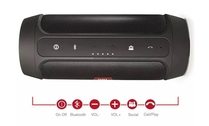 GŁOŚNIK BLUETOOTH3.0 microSD Radio MP3 AUX USB 10W CHARGE 2+