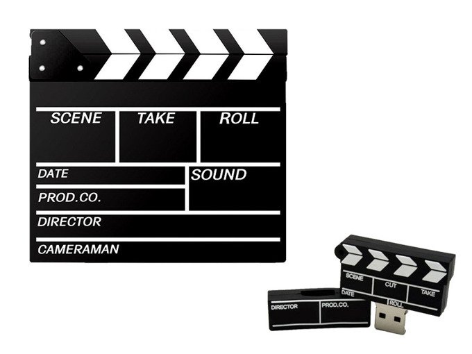 PENDRIVE USB SZYBKI FLASH DRIVE ULTRA PAMIĘĆ ZAWIESZKA KLAPS FILMOWY  32GB