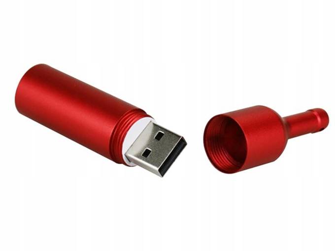 PENDRIVE USB SZYBKI FLASH DRIVE ULTRA PAMIĘĆ ZAWIESZKA PREZENT BUTELKA 32GB