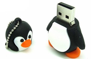 PENDRIVE USB SZYBKI FLASH DRIVE ULTRA PAMIĘĆ ZAWIESZKA PREZENT PINGWIN 32GB